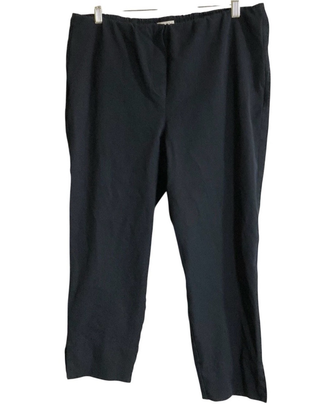 J.Jill Pants 16 (34x24) Navy Ponte Premium Bi-Stretch Rayon Blend  Pocket PullOn